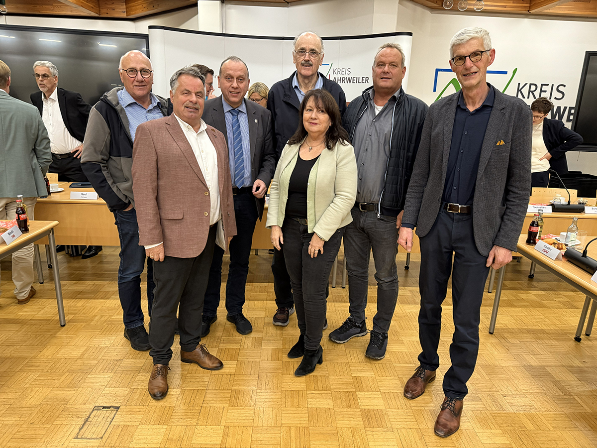 Die FWG-Kreistagsfraktion Ahrweiler bei den Haushaltsberatungen
