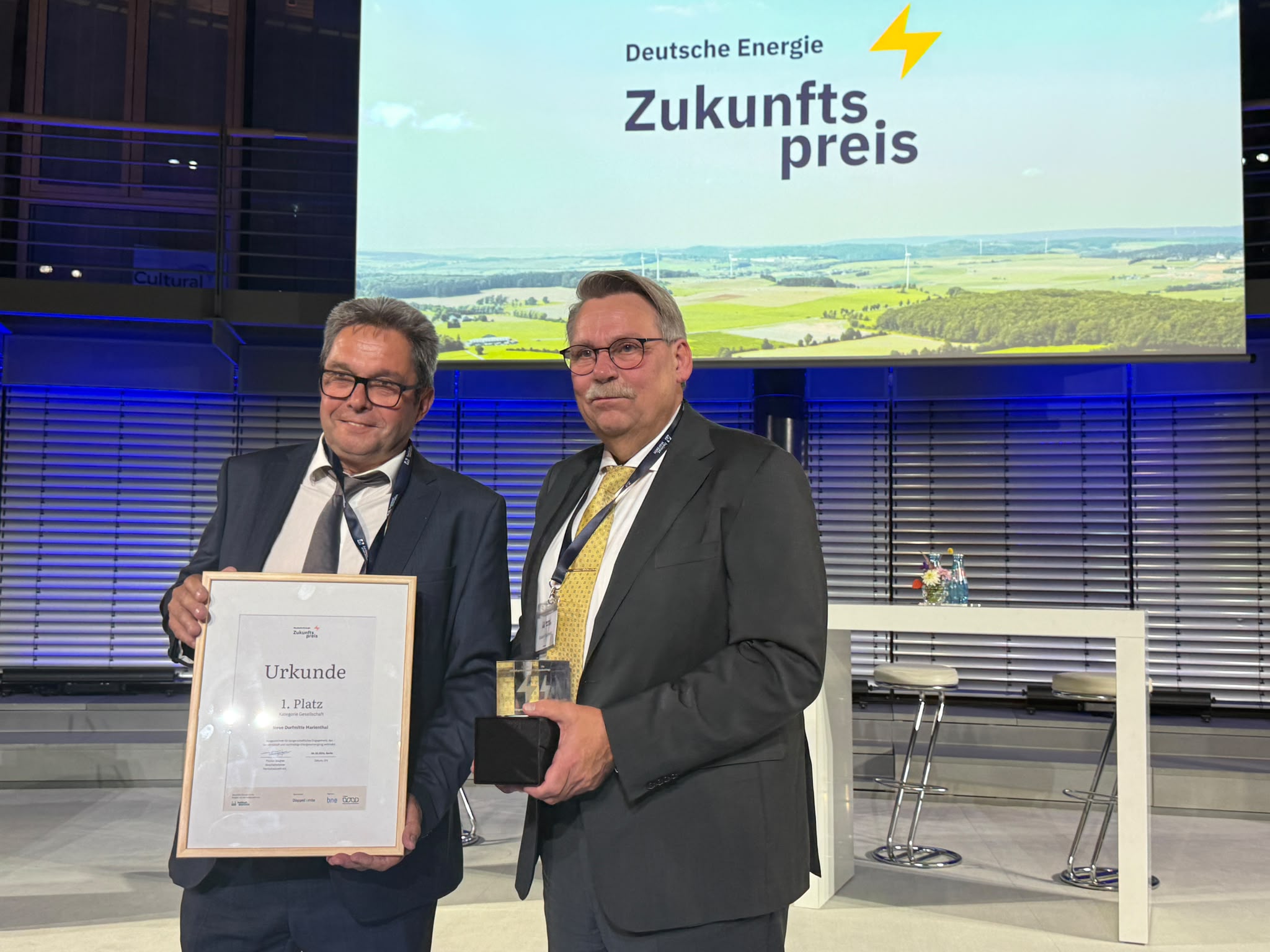Marienthal gewinnt den Deutschen Energie-Zukunftspreis 2026